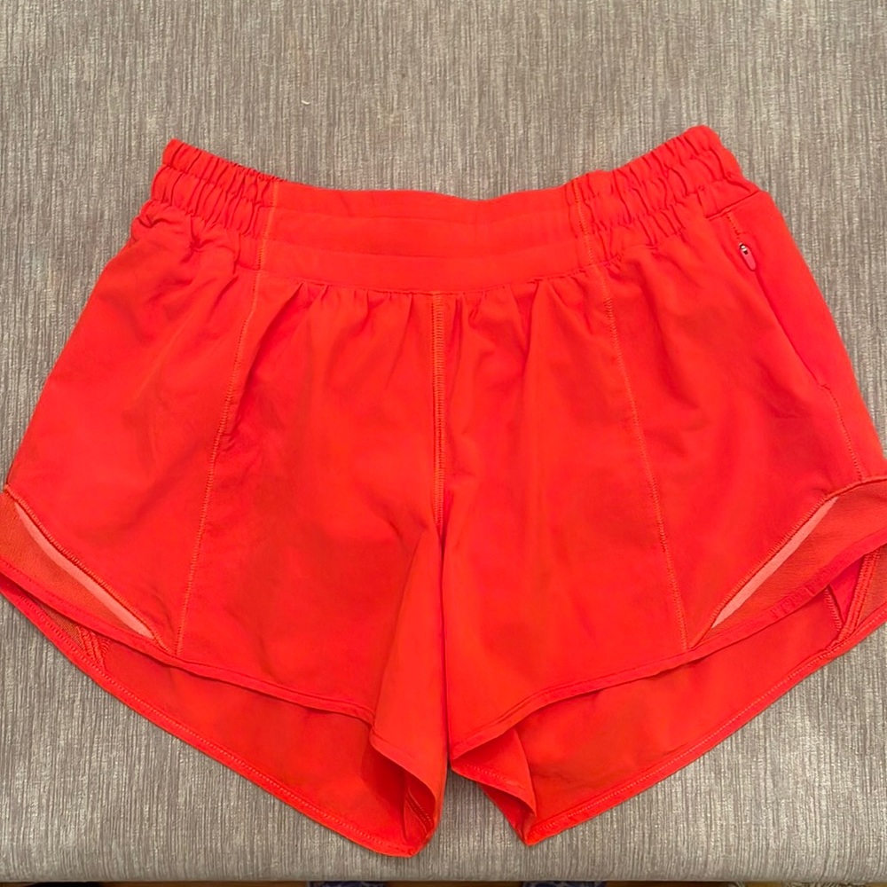 lululemon athletica Red Athletic Shorts